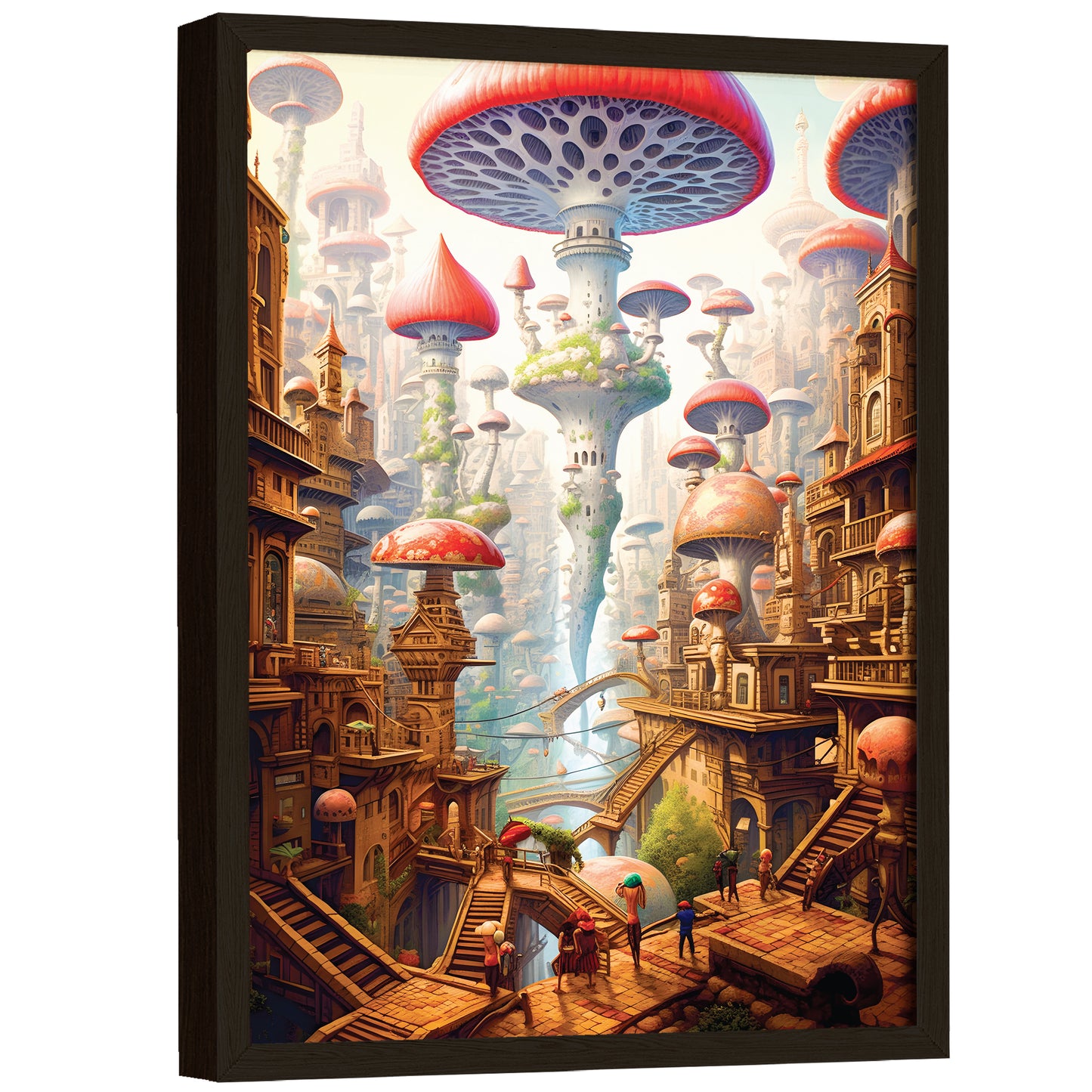 Mushroom City Poster