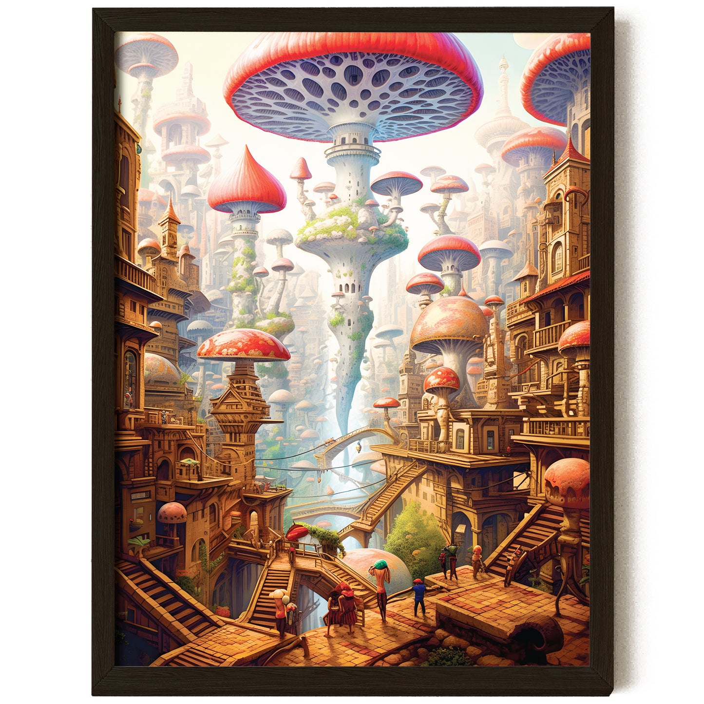 Mushroom City Poster