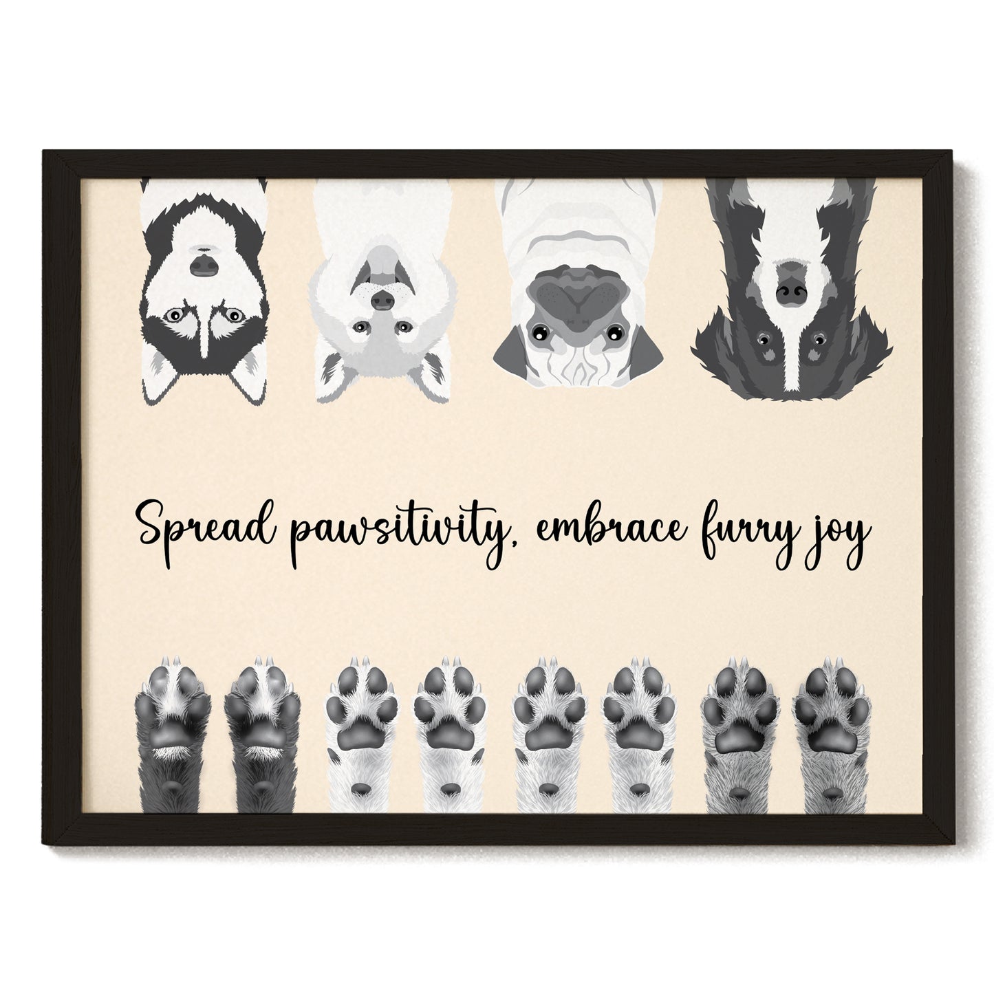 Dog Paws Poster