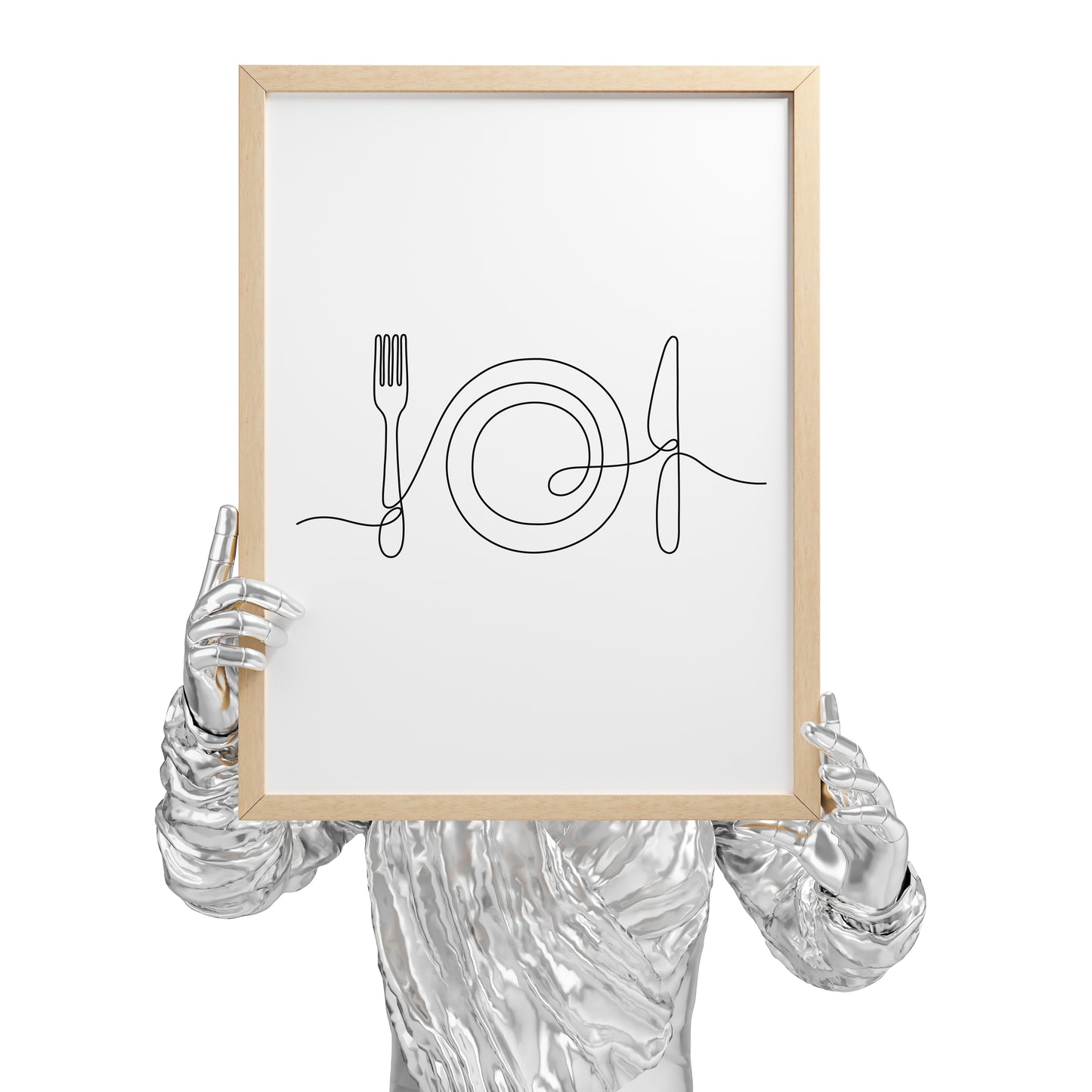 Kitchen Line Poster
