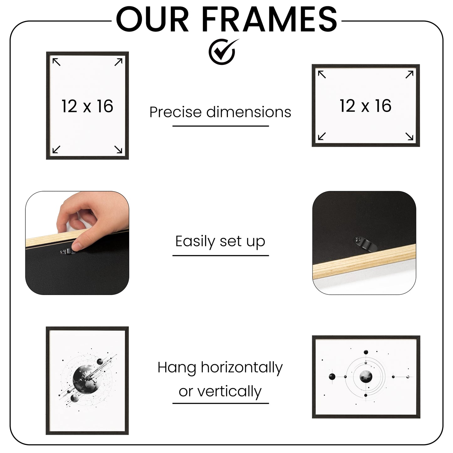 Black Frame Set 3