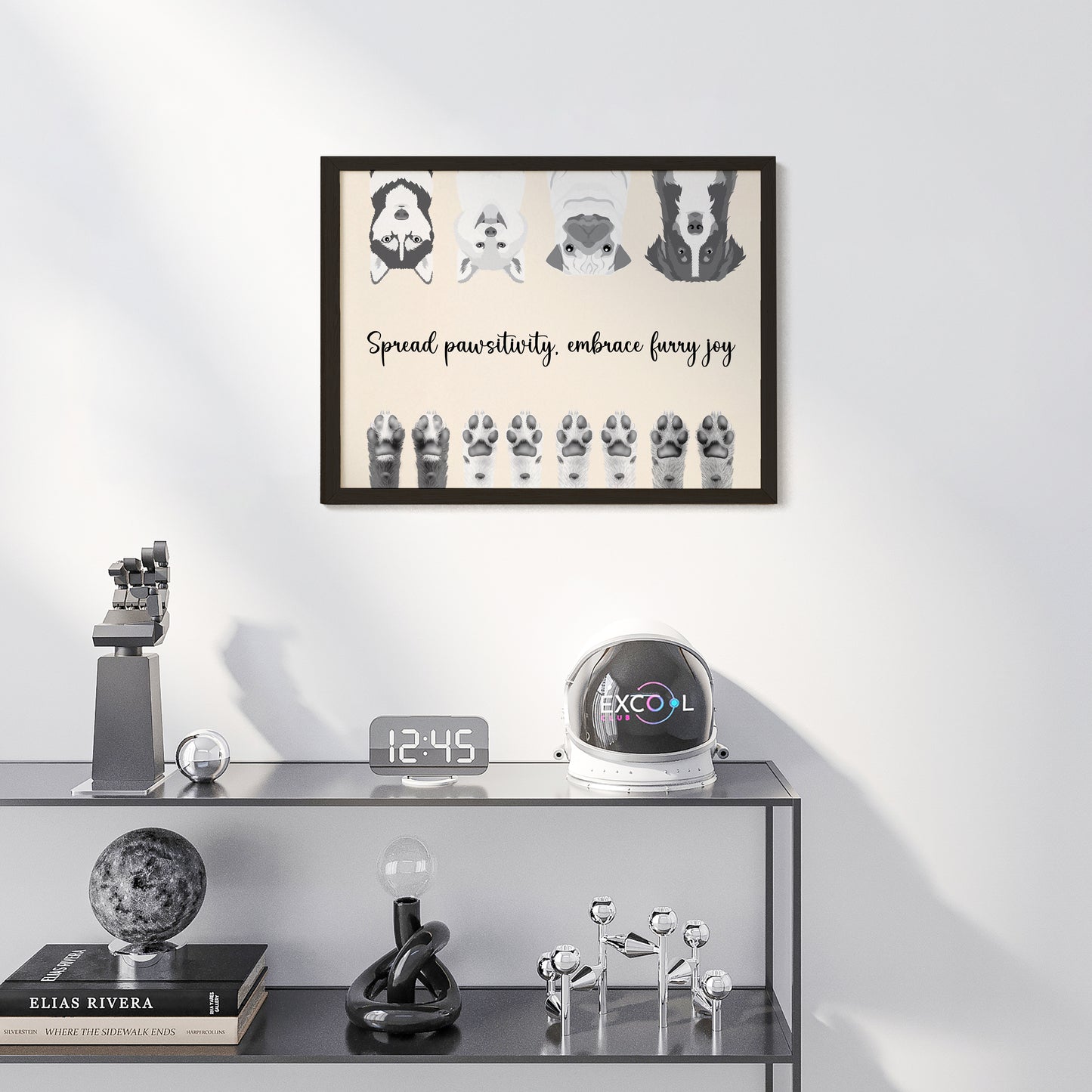 Dog Paws Poster