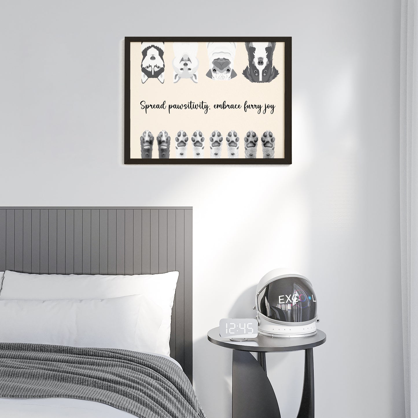 Dog Paws Poster