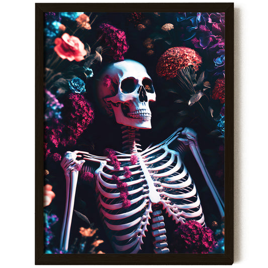 Skeleton Art Poster