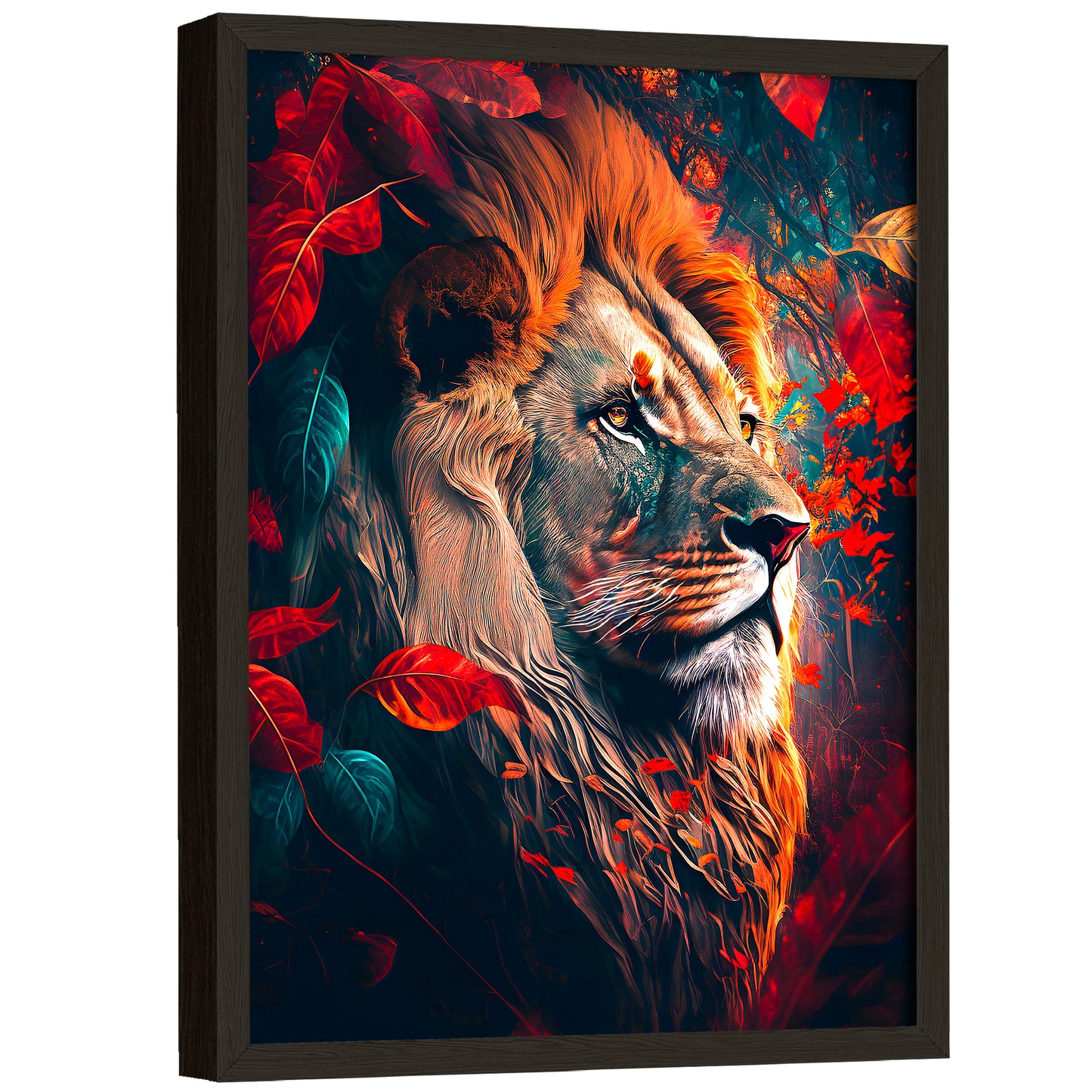 Lion Art Poster