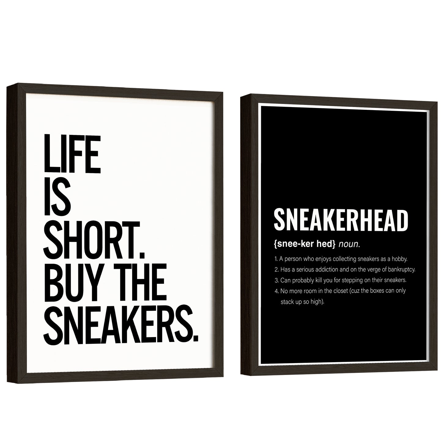 Sneaker Text Poster