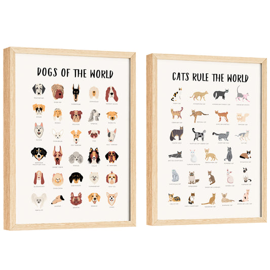 Dog & Cat Breed Poster