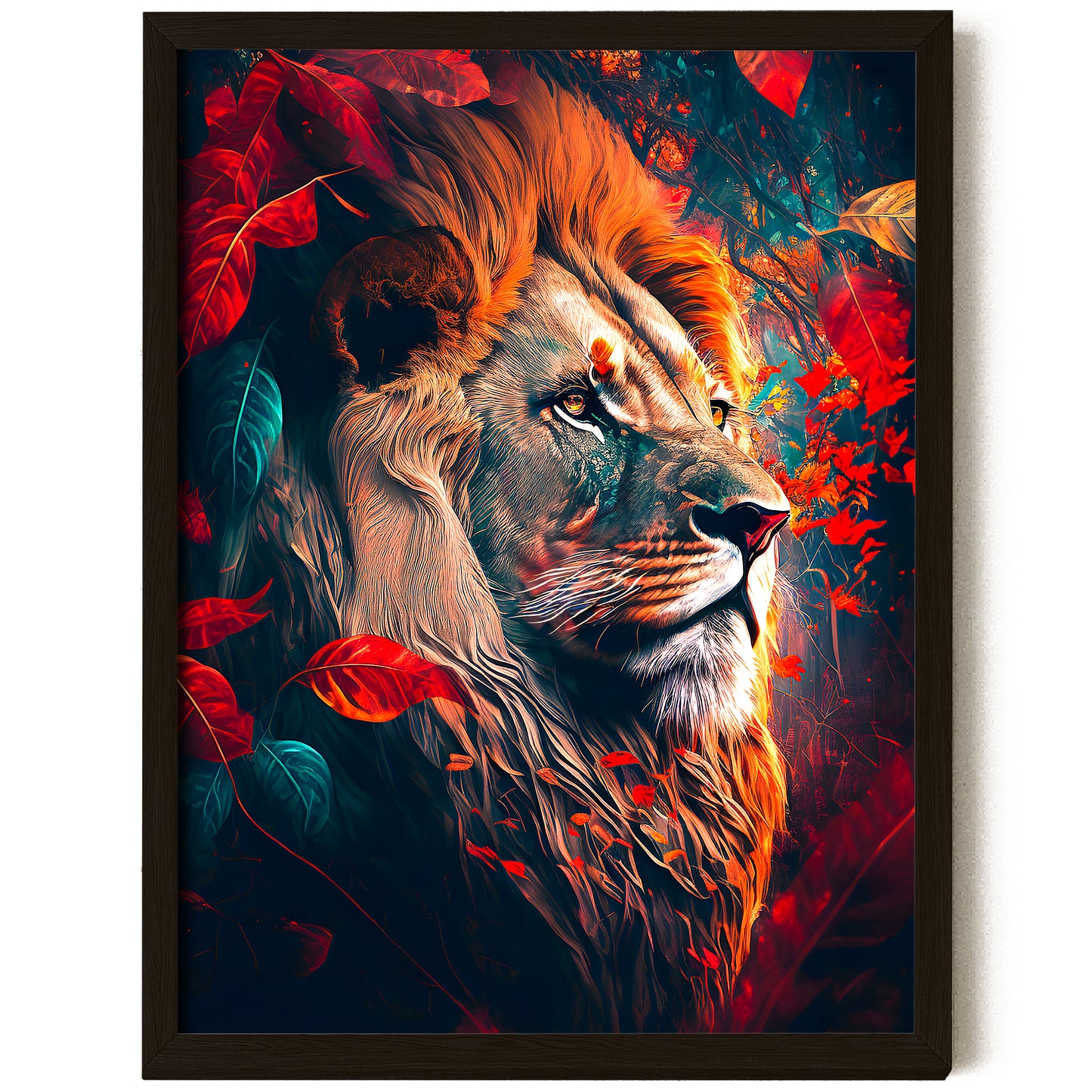 Lion Art Poster