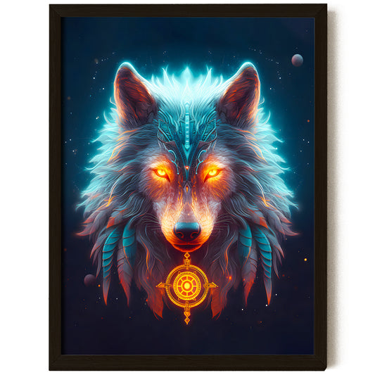 Wolf Art Poster
