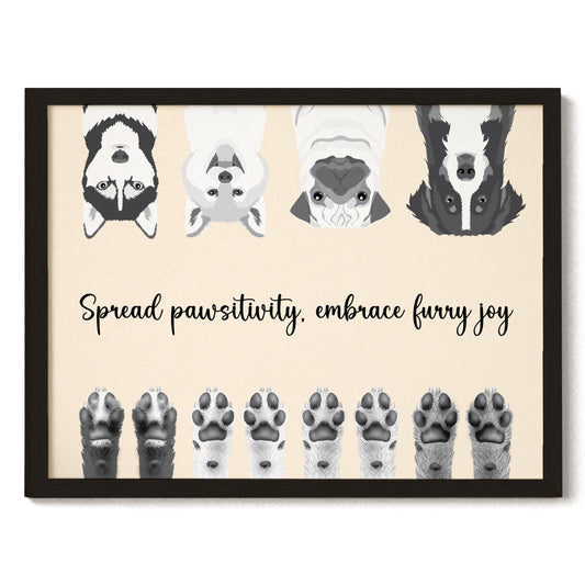 Dog Paws Poster