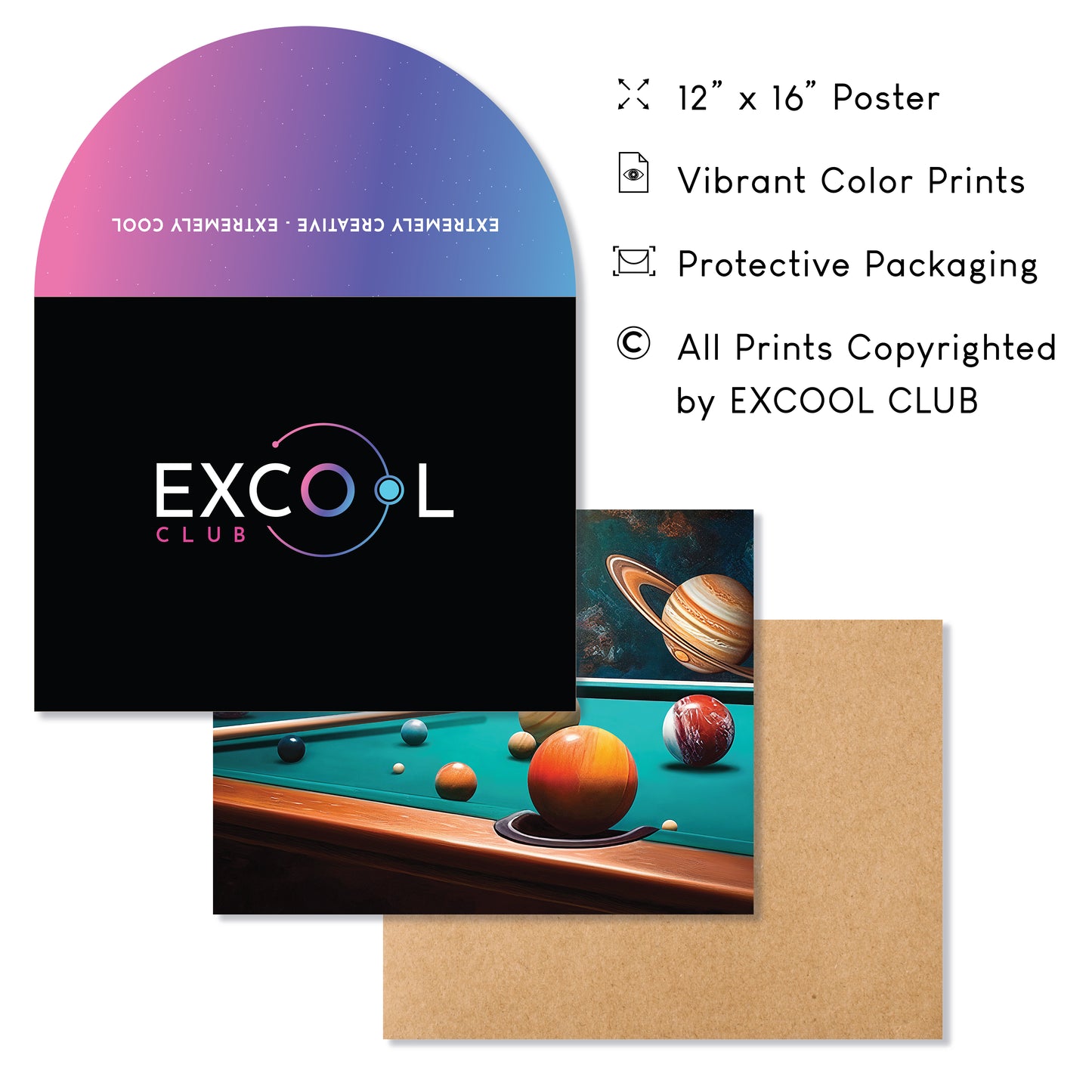 Galaxy Pool Poster