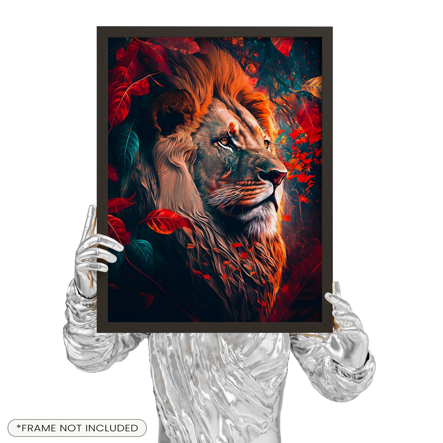 Lion Art Poster