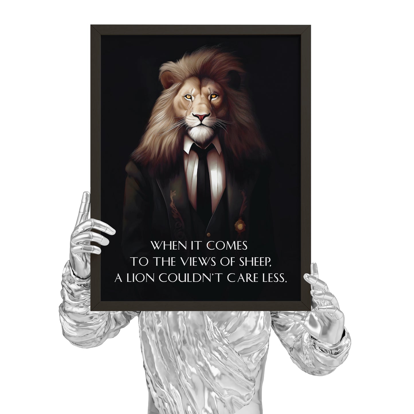 Lion Quote Poster