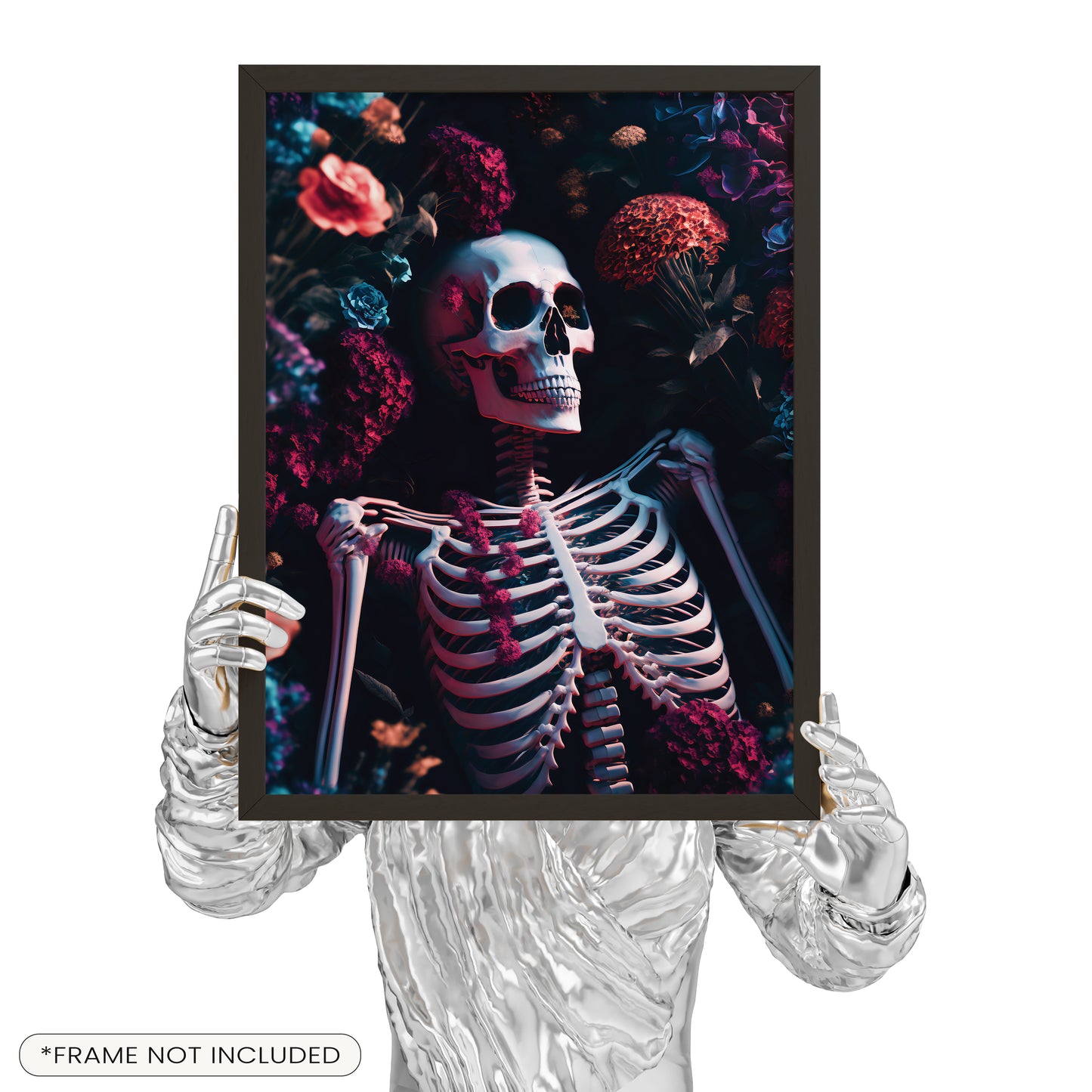 Skeleton Art Poster