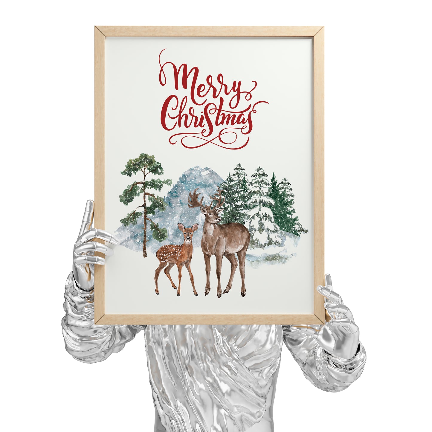 Christmas Art Poster