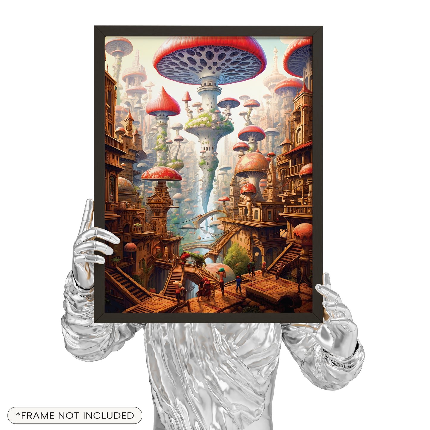 Mushroom City Poster