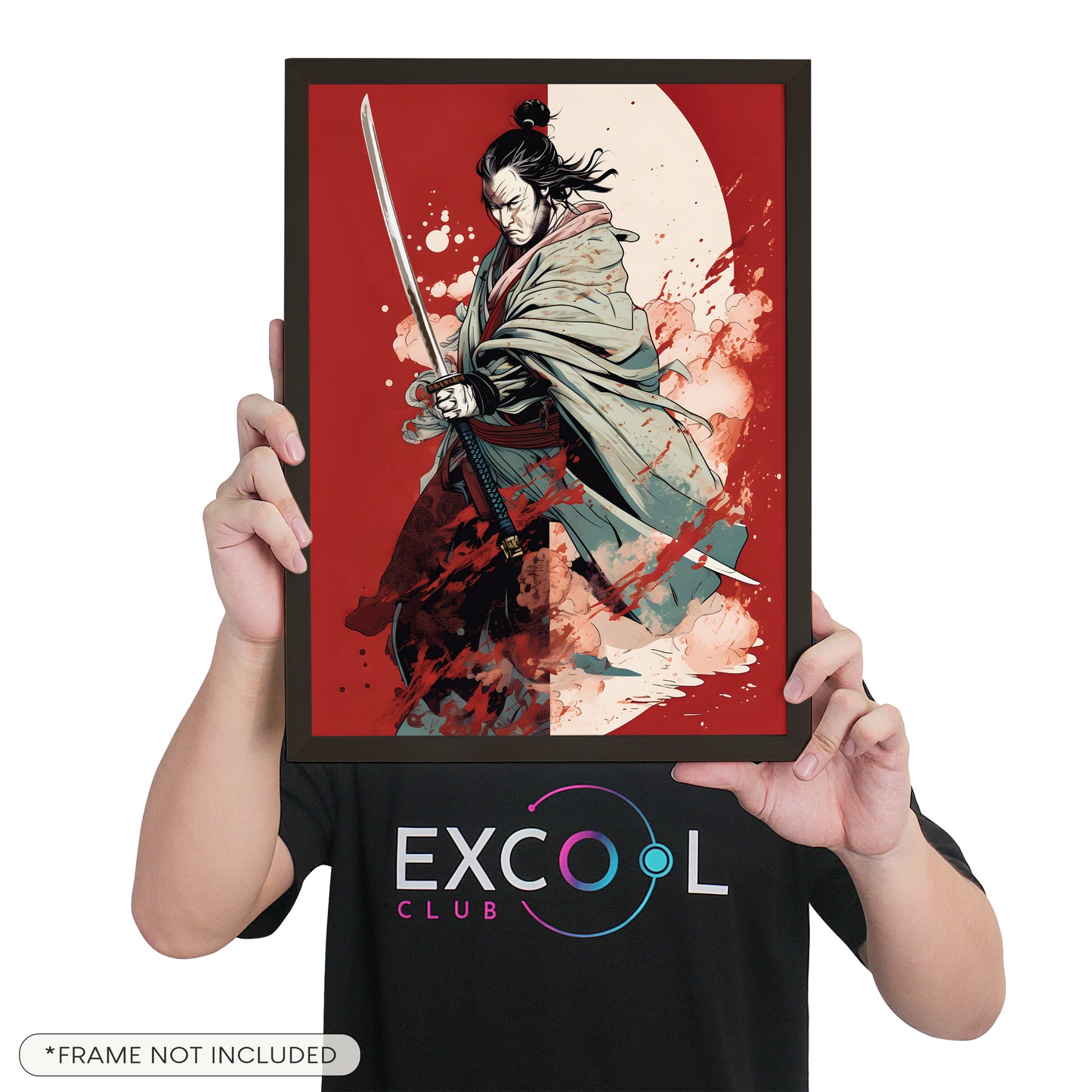 Japanese Samurai Art Poster
