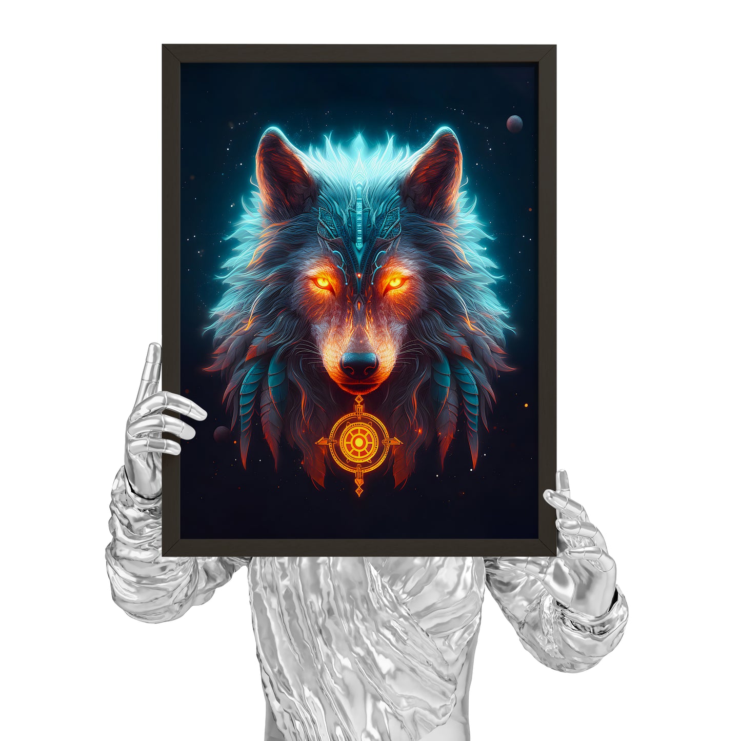 Wolf Art Poster