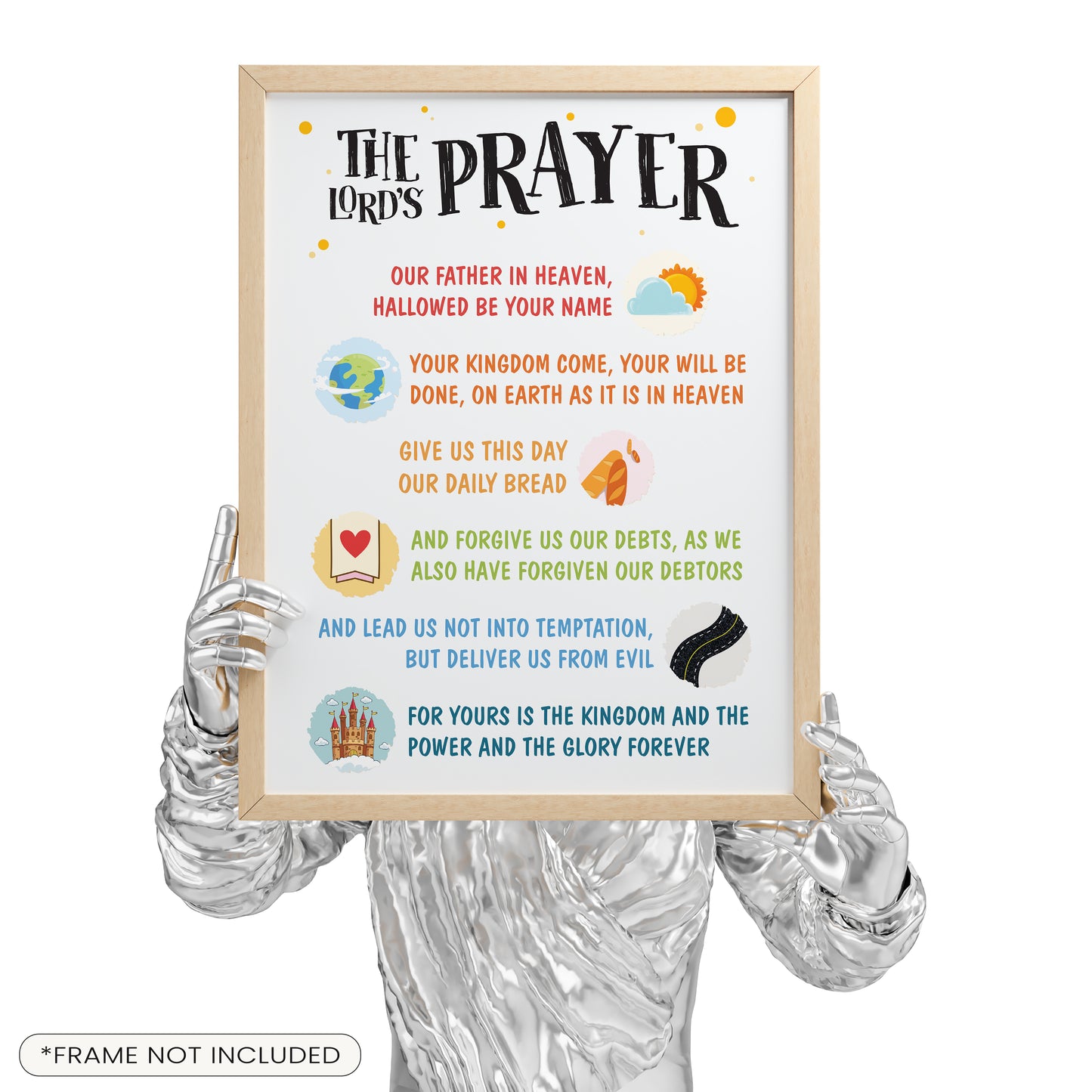The Lord's Prayer Nursery Poster