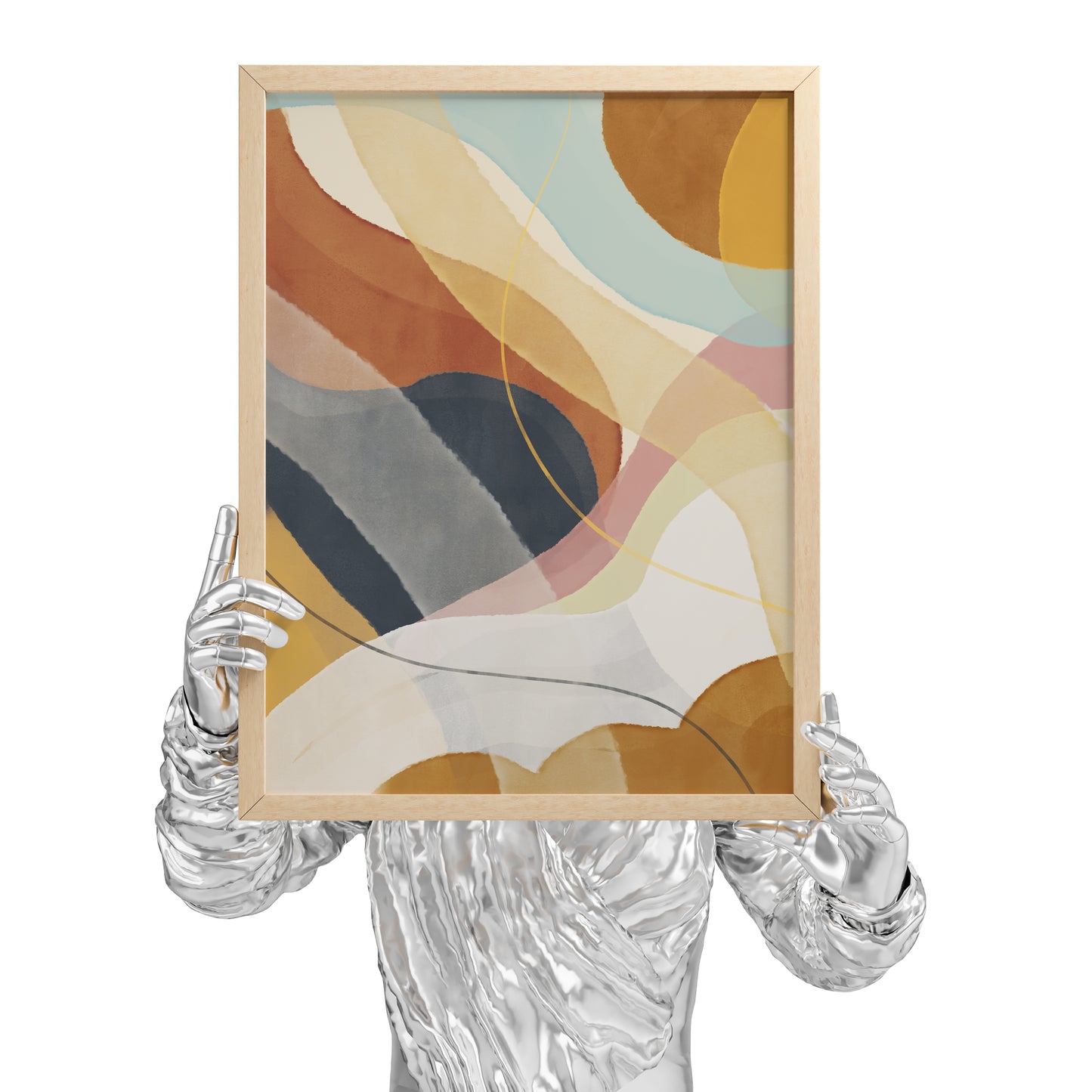 Boho Abstract Poster