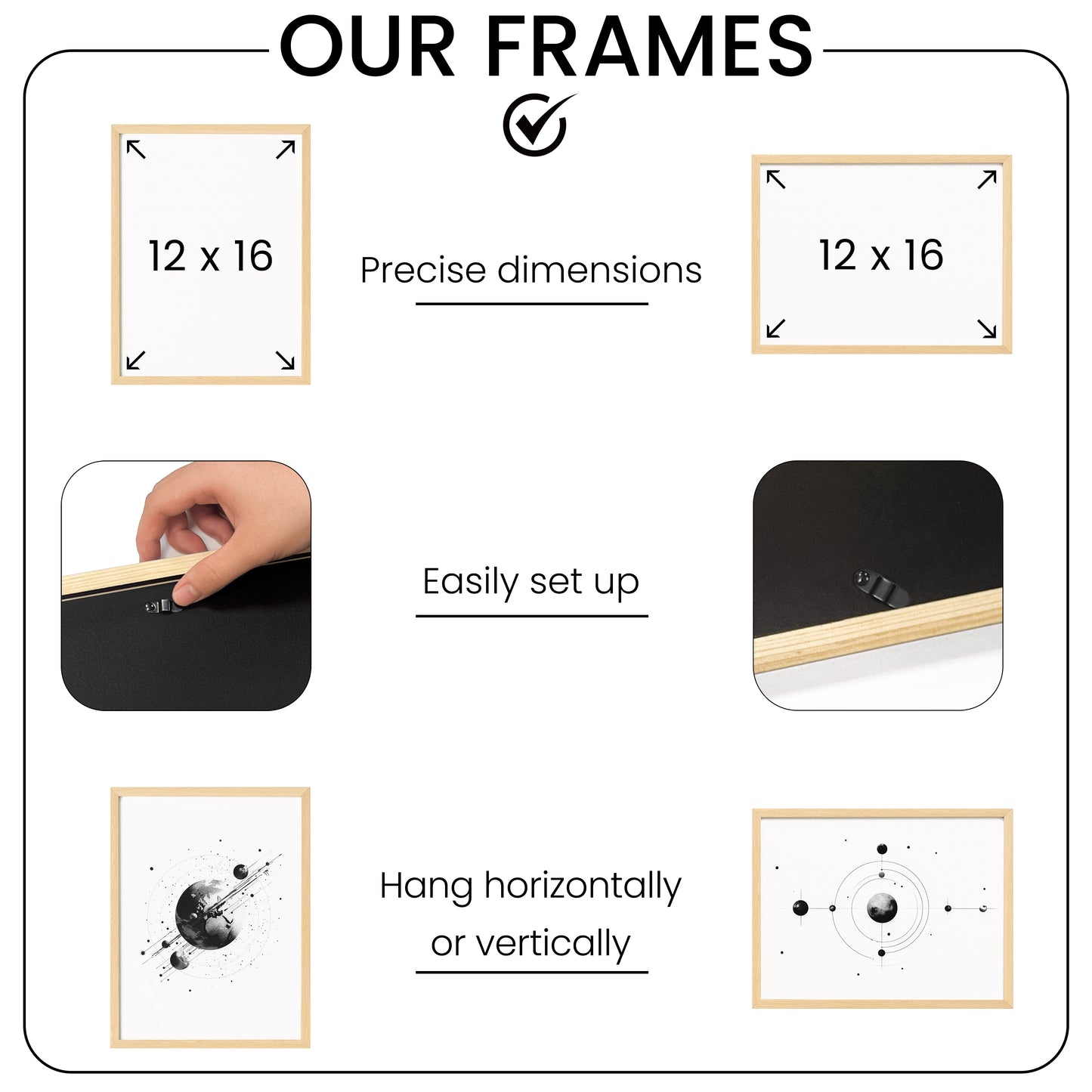 Beige Frame Set 3