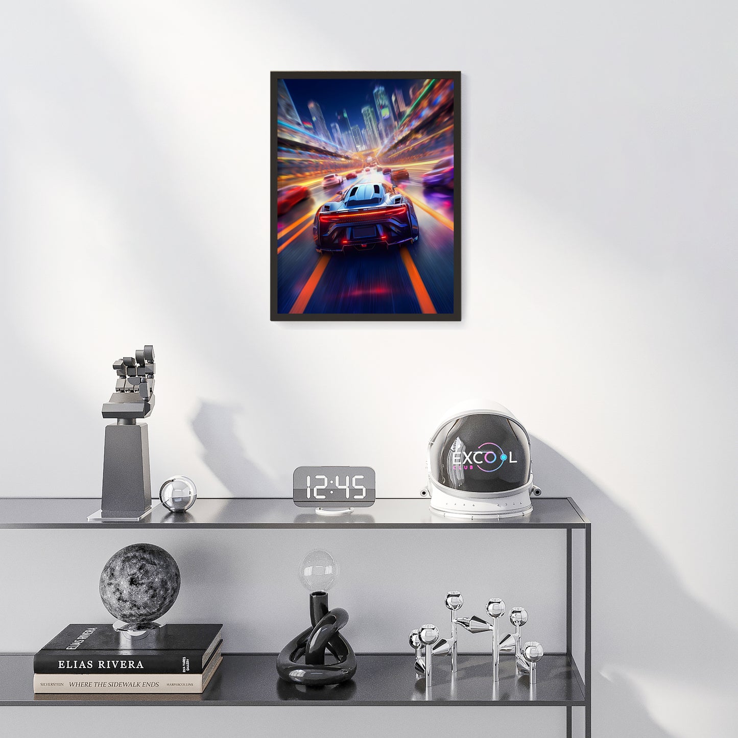 Car Racing Art Poster
