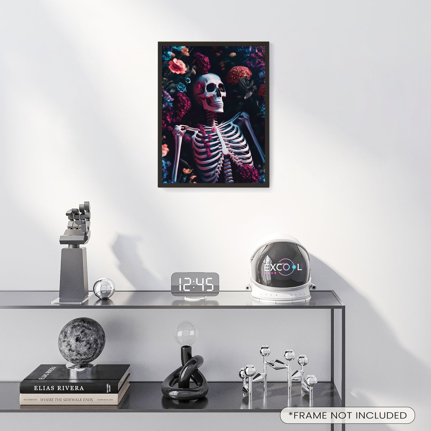 Skeleton Art Poster