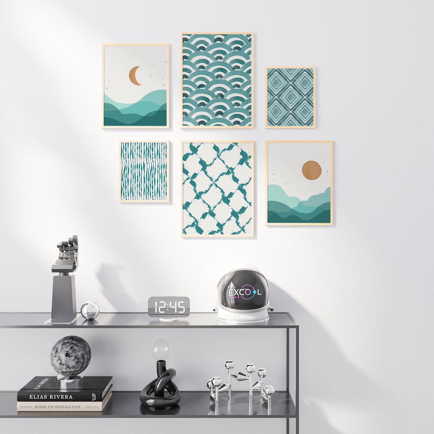 Teal Poster