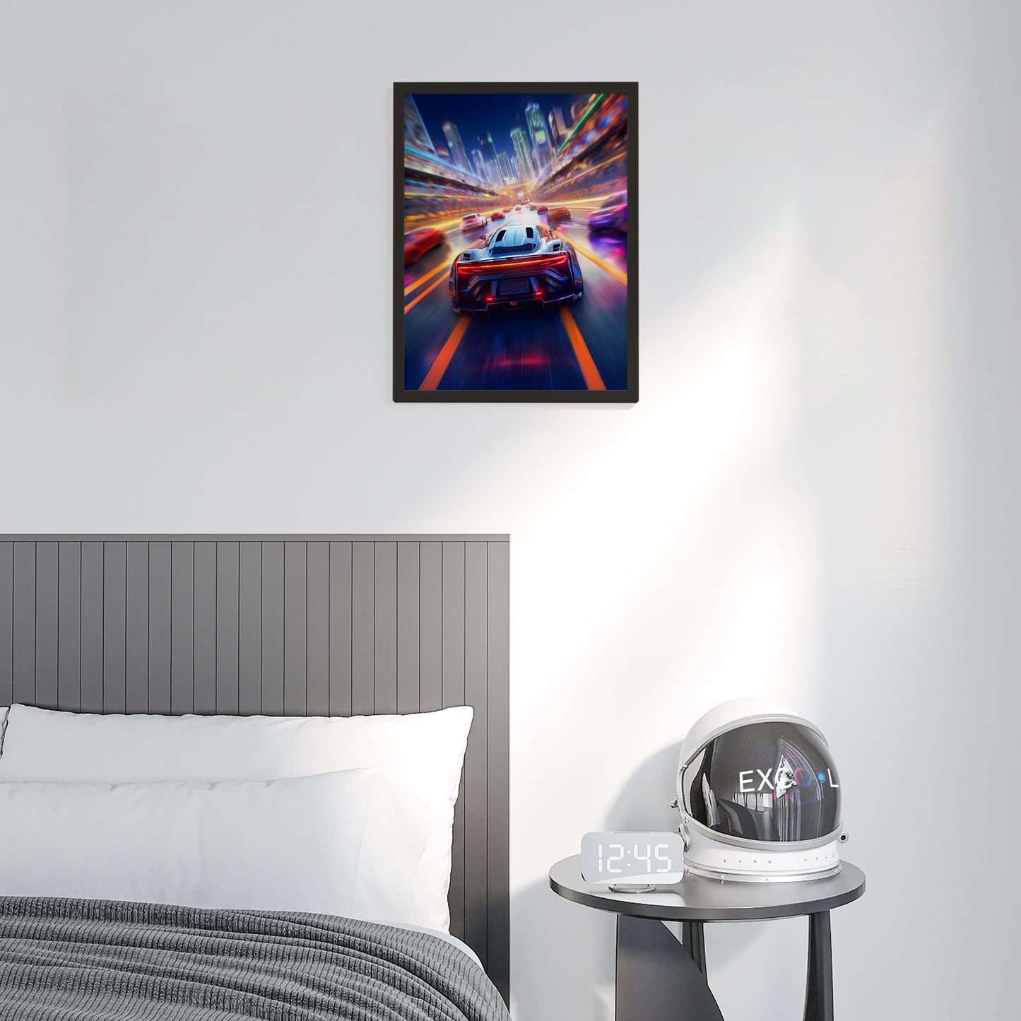 Car Racing Art Poster