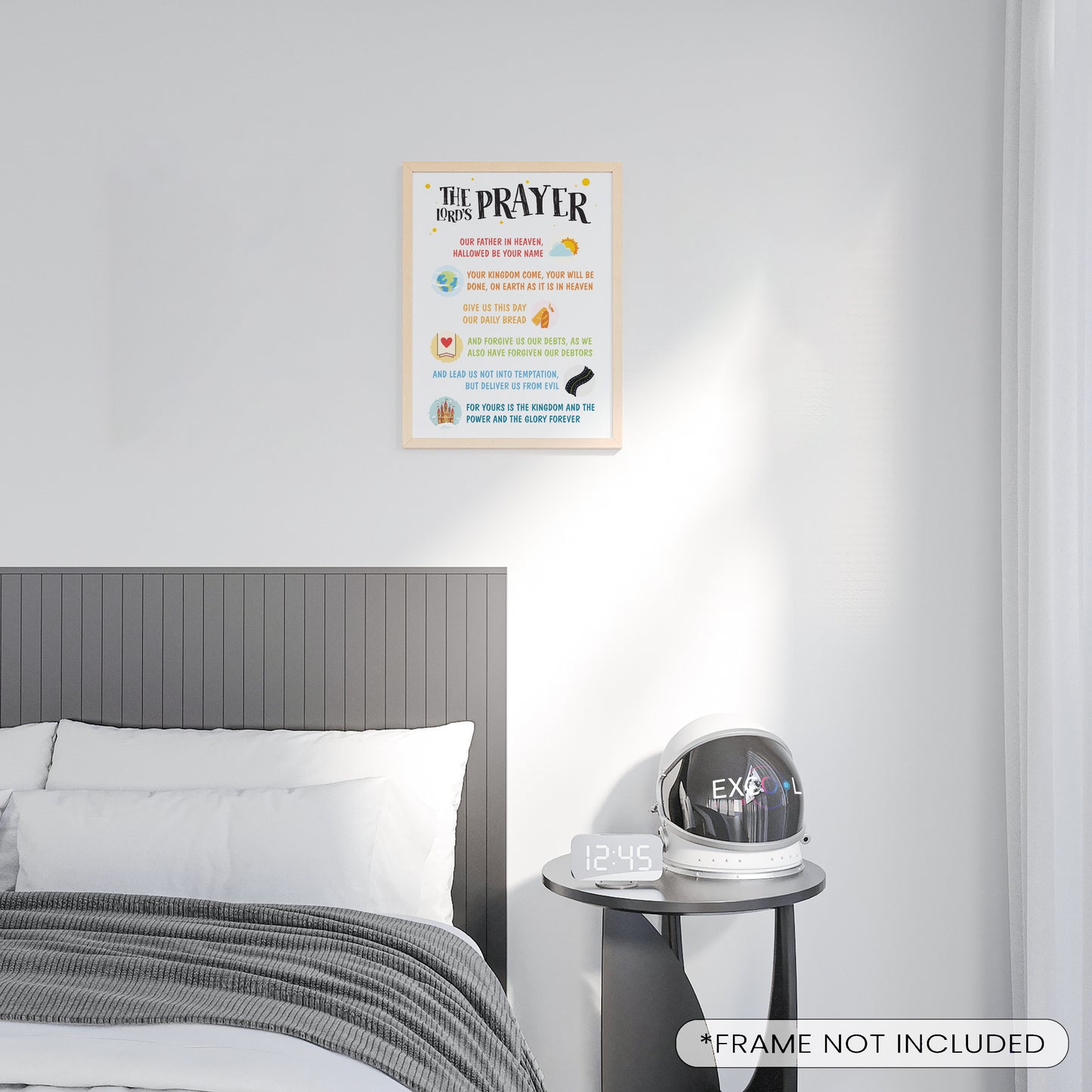 The Lord's Prayer Nursery Poster
