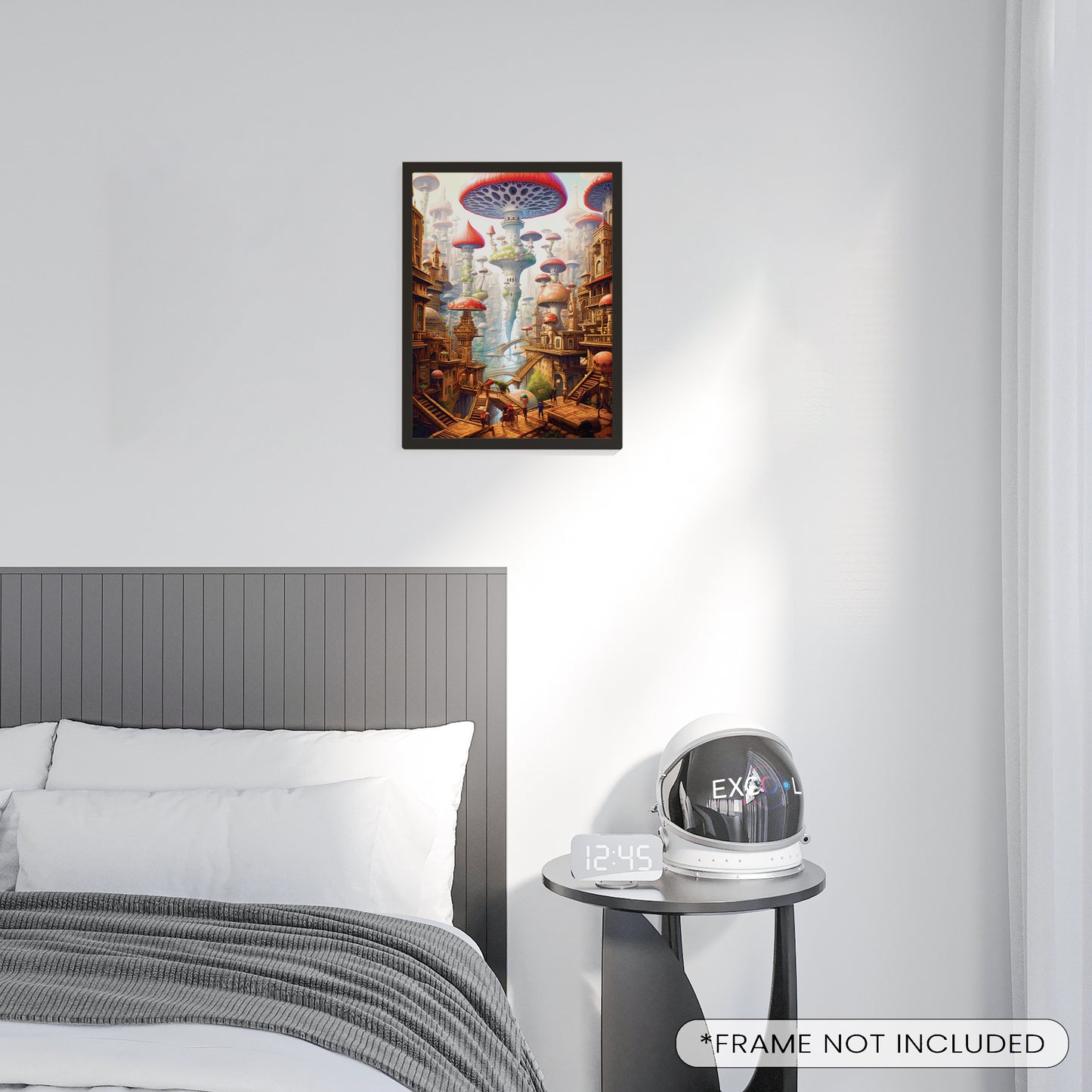 Mushroom City Poster