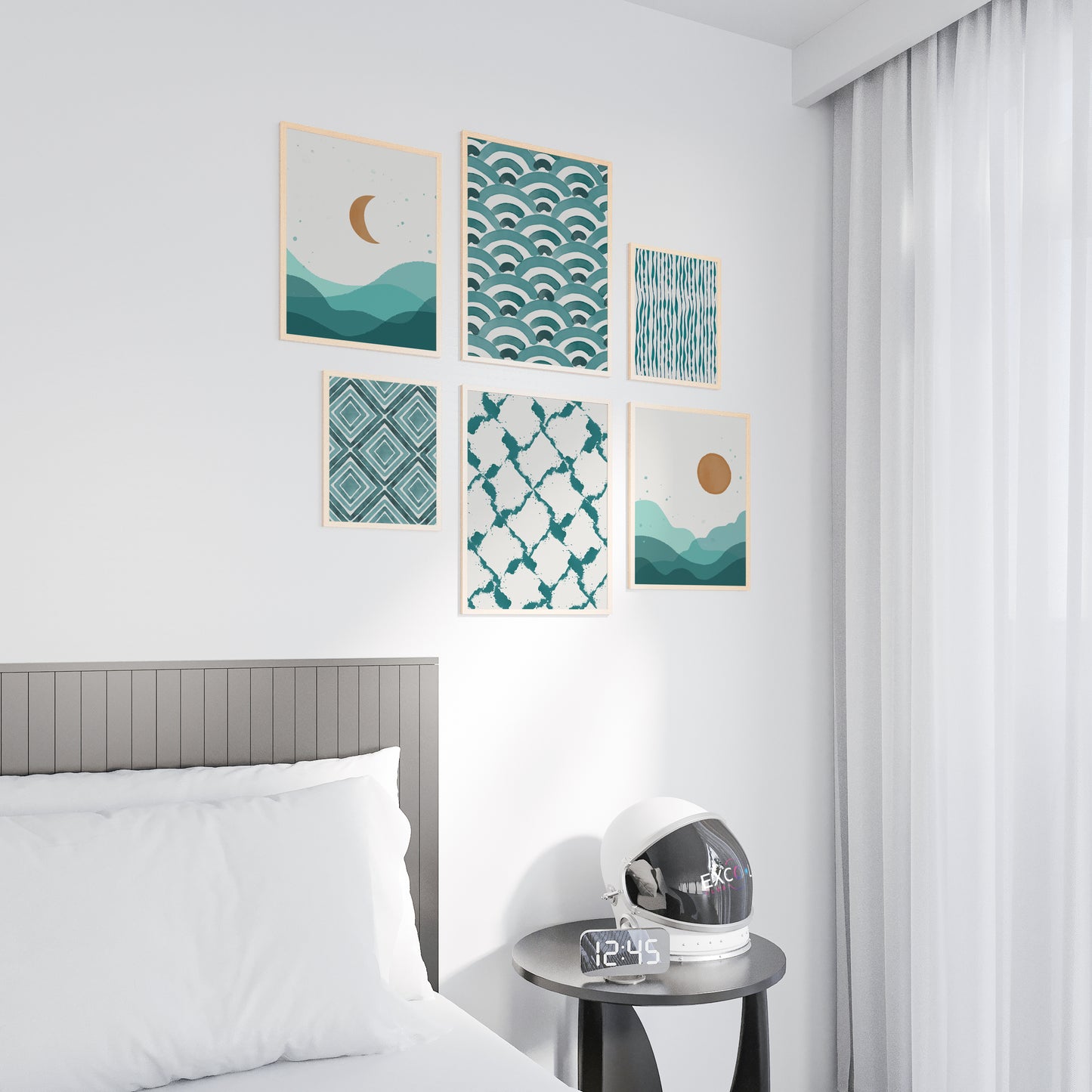 Teal Poster