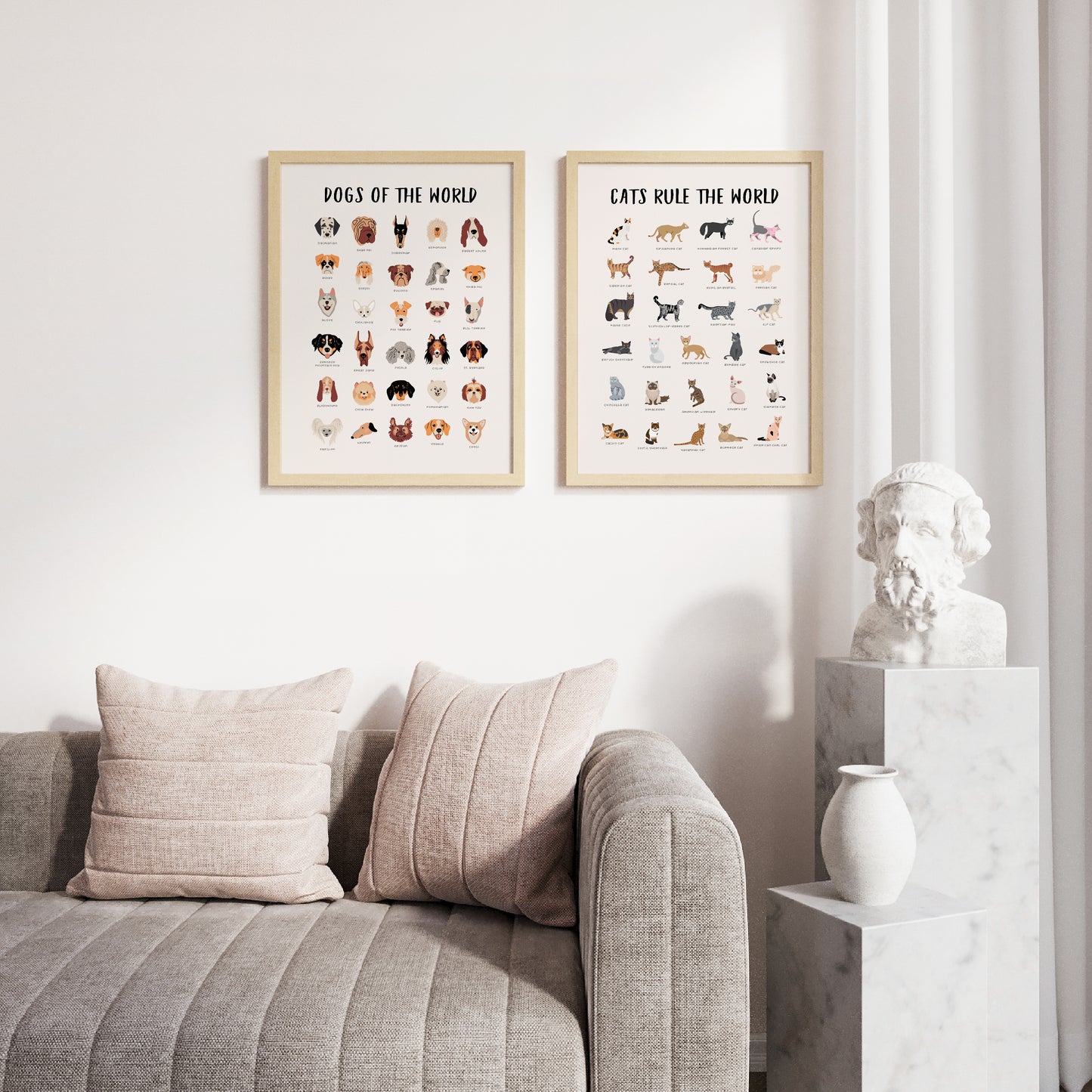 Dog & Cat Breed Poster
